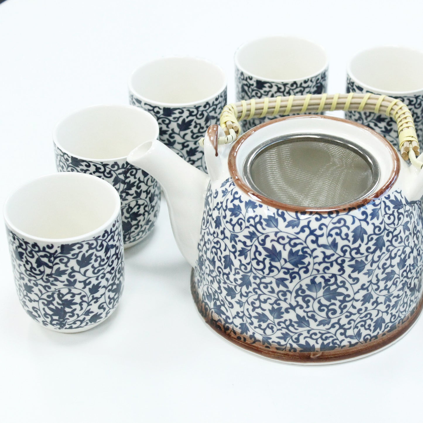 Tee-Set "Mosaic" Grün oder Blau Keramik - www.tealove24.de