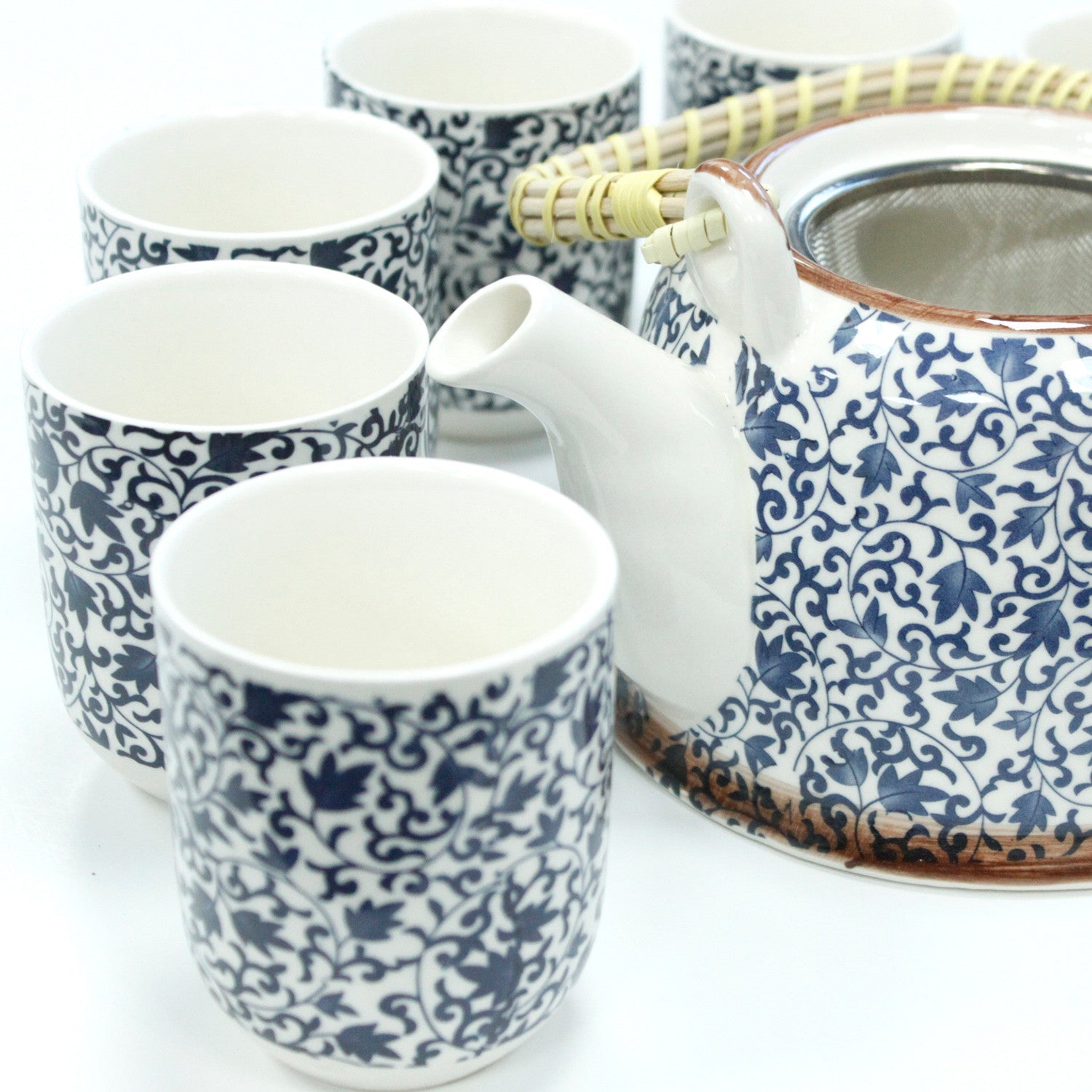 Tee-Set "Mosaic" Grün oder Blau Keramik - www.tealove24.de